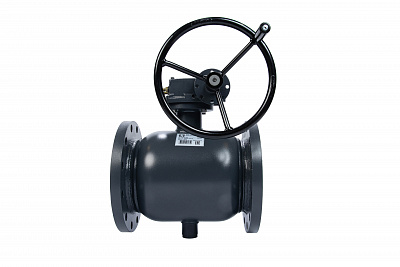 065N0276GR RJIP Premium Кран шаровой FF DN400 PN16 WG (фланцевый, с редуктором, С/П), Ридан